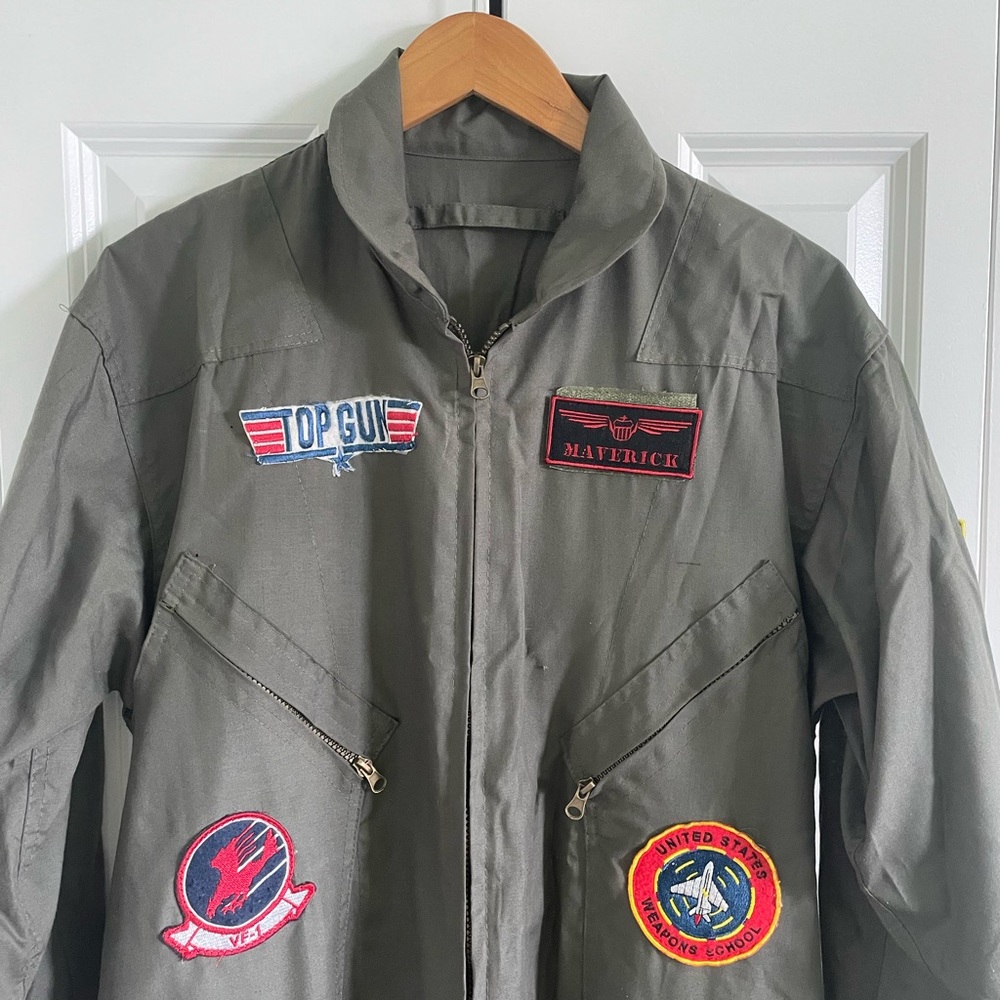 Men’s Top Gun Maverick Jumpsuit Costume M/L